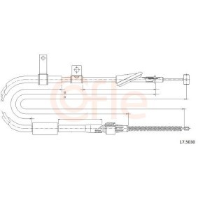 Handbremsseil 92.17.5030 von COFLE günstig für 23,22 € online kaufen