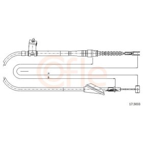 Handbremsseil 92.17.5033 von COFLE günstig für 17,08 € online kaufen