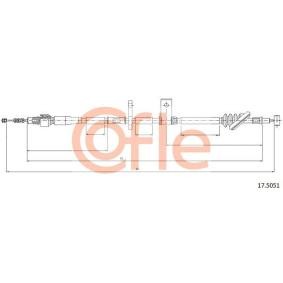 Handbremsseil 92.17.5051 von COFLE günstig für 22,81 € online kaufen