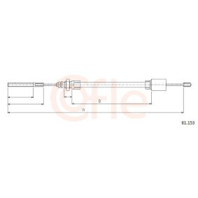 Handbremsseil 92.1701.15 von COFLE günstig für 26,00 € online kaufen