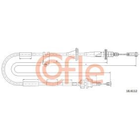 Compre Cabo de aço, accionamento da embraiagem da COFLE 92.18.6112 a um preço baixo por 27,68 €