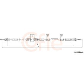 Handbremsseil 92.20.160B046 von COFLE günstig für 45,77 € online kaufen