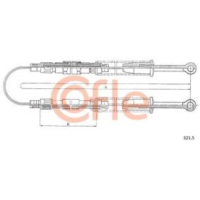 Handbremsseil 92.321.5 von COFLE günstig für 23,17 € online kaufen