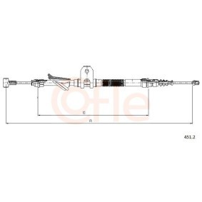 Handbremsseil 92.451.2 von COFLE günstig für 26,18 € online kaufen