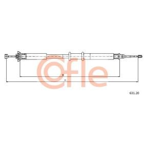 Handbremsseil 92.631.20 von COFLE günstig für 13,09 € online kaufen