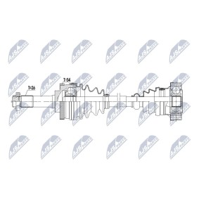Compre Veio de transmissão de NTY online para SPRINTER 4-t Camião de plataforma/chassis (904) a preços moderados