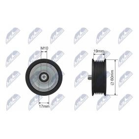 Compre Polia de desvio / de guia, correia trapezoidal estriada da NTY RNK-KA-008 a um preço baixo por 14,12 €