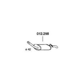 Acquista Marmitta da PEDOL 012.298 a buon mercato per soli 47,28 €