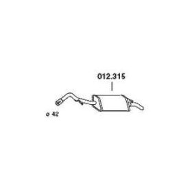 Acquista Marmitta da PEDOL 012.315 a buon mercato per soli 68,85 €