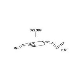 Acquista Marmitta centrale da PEDOL 022.309 a buon mercato per soli 39,94 €