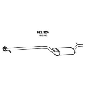 Acquista Marmitta centrale da PEDOL 022.324 a buon mercato per soli 42,10 €