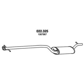 Acquista Marmitta centrale da PEDOL 022.325 a buon mercato per soli 88,25 €
