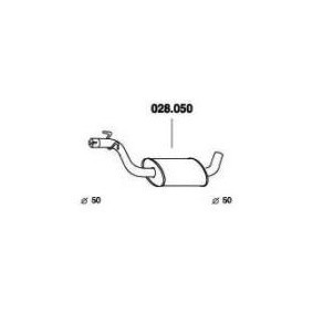 Acquista Marmitta centrale da PEDOL 028.050 a buon mercato per soli 87,61 €