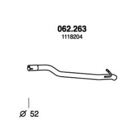 Acquista Tubo gas scarico da PEDOL 062.263 a buon mercato per soli 20,06 €