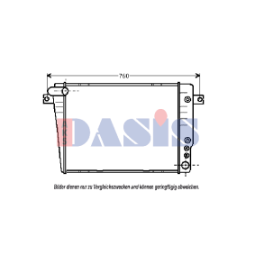 Achetez des Intercooler AKS DASIS 067020N à prix pour 215,51 €