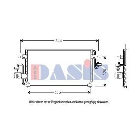 Acquista Radiatore aria condizionata da AKS DASIS online per Sunny III Hatchback (N14) a prezzi moderati