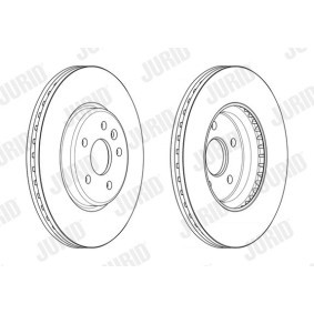 Bremsscheibe 563273JC von JURID günstig für 61,12 € online kaufen
