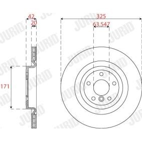 Bremsscheibe 563323JC von JURID günstig für 62,40 € online kaufen