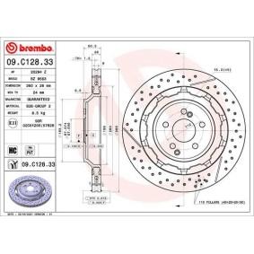 Compre Discos de travão de BREMBO online para Classe S Cabrio (A217) a preços moderados