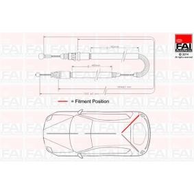 Handbremsseil für NISSAN von FAI AutoParts