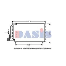 Comprar Condensador, aire acondicionado de AKS DASIS 162050N a bajo precio de 89,42 €