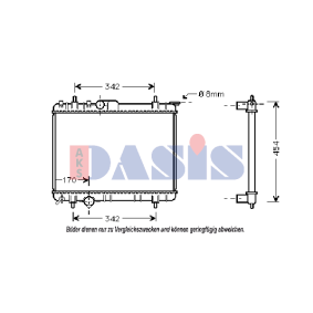 Achetez des Radiateur de chez AKS DASIS en ligne pour HIACE I Camionnette (RH1_, LH3_, RH3_, RH2_, LH2_, LH1_) à prix modérés