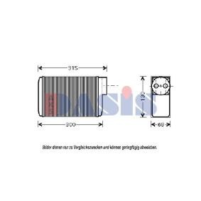 Compre Permutador de calor, aquecimento do habitáculo da AKS DASIS 499004N a um preço baixo por 23,42 €