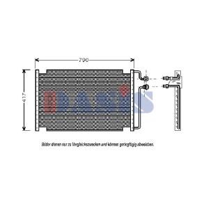 Achetez des Condenseur, climatisation AKS DASIS 522033N à prix pour 115,91 €
