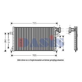 Acquista Condensatore climatizzatore da AKS DASIS 522180N a buon mercato per soli 115,79 €