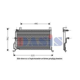 Achetez des Condenseur, climatisation AKS DASIS 562090N à prix pour 91,48 €