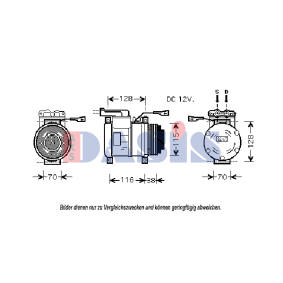 Compre Compressor, ar condicionado da AKS DASIS 851396N a um preço baixo por 575,64 €