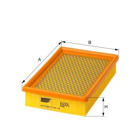 Kjøp Luftfilter av HENGST FILTER E632L til den lave prisen 116,16 NOK