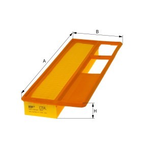 Kjøp Luftfilter av HENGST FILTER E704L til den lave prisen 328,49 NOK
