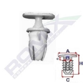 Comprar Clip, listón de ROMIX A82026 a bajo precio de 1,09 €