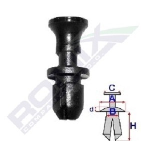 Clip, Zier- / Schutzleiste B26073 von ROMIX günstig für 0,94 € online kaufen