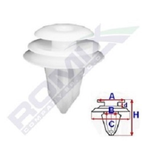 ROMIX Clip C10075 für TOYOTA Prius Plus (ZVW4)