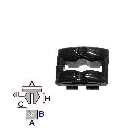 Clip, Zier- / Schutzleiste C60152 von ROMIX günstig für 1,52 € online kaufen