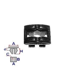 Clip, Zier- / Schutzleiste C60153 von ROMIX günstig für 1,61 € online kaufen