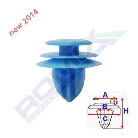 ROMIX Clip C60649 für TOYOTA Corolla Rumion (_E15_)