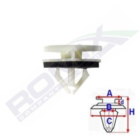 ROMIX Clip C70512 für FORD USA MUSTANG Coupe