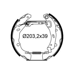 Bremsensatz, Trommelbremse 554950 von VALEO günstig für 109,39 € online kaufen