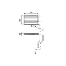 Wärmetauscher, Innenraumheizung 811579 HONDA von VALEO