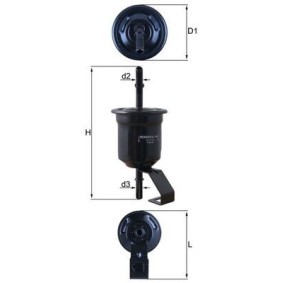 Compre Filtro de combustível de KNECHT online para FJ CRUISER (GSJ1_) a preços moderados