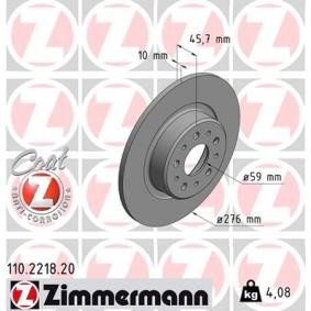 Bremsscheibe 110.2218.20 von ZIMMERMANN günstig für 45,59 € online kaufen