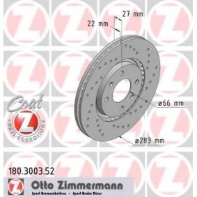 Bremsscheibe 180.3003.52 von ZIMMERMANN günstig für 187,47 € online kaufen
