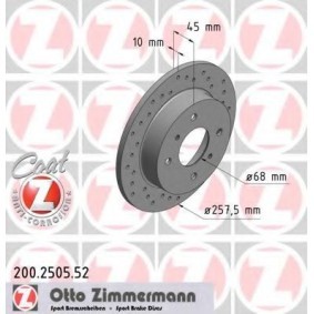 Bremsscheibe für NISSAN von ZIMMERMANN