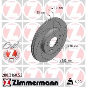 Bremsscheibe für HONDA von ZIMMERMANN