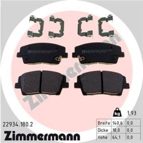 Bremsbeläge von ZIMMERMANN