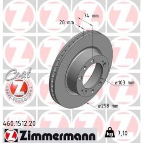 Compre Discos de freno de ZIMMERMANN online para 944 Descapotable a precios moderados