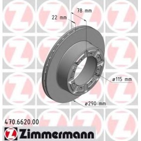 Acquista Disco freno da ZIMMERMANN 470.6620.00 a buon mercato per soli 206,37 €